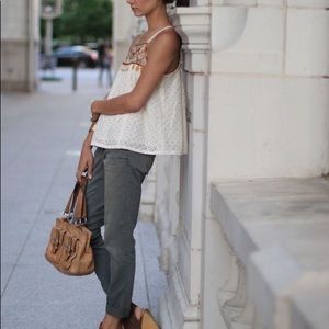 Anthropologie Hyphen Chino Pant Wmn Sz 29 Gry blue